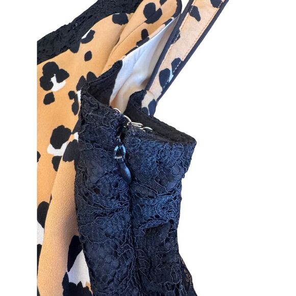 🐆 THAKOON COLLECTIVE Leopard Print Midi Dress - Sz 12 Designer Animal Print 🐆 - Picture 6 of 7